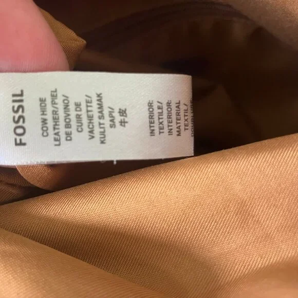 Fossil Brown Leather Shoulder/Crossbody Bag - Picture 4 of 7